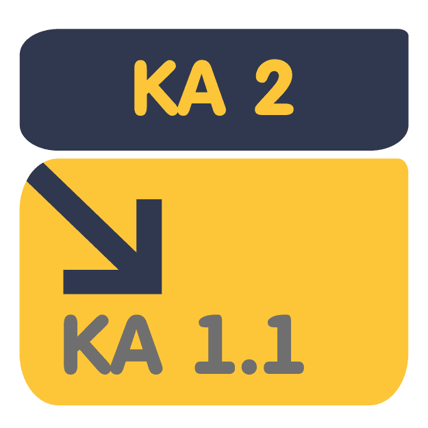 Перенос данных из КА 2 в КА 1.1